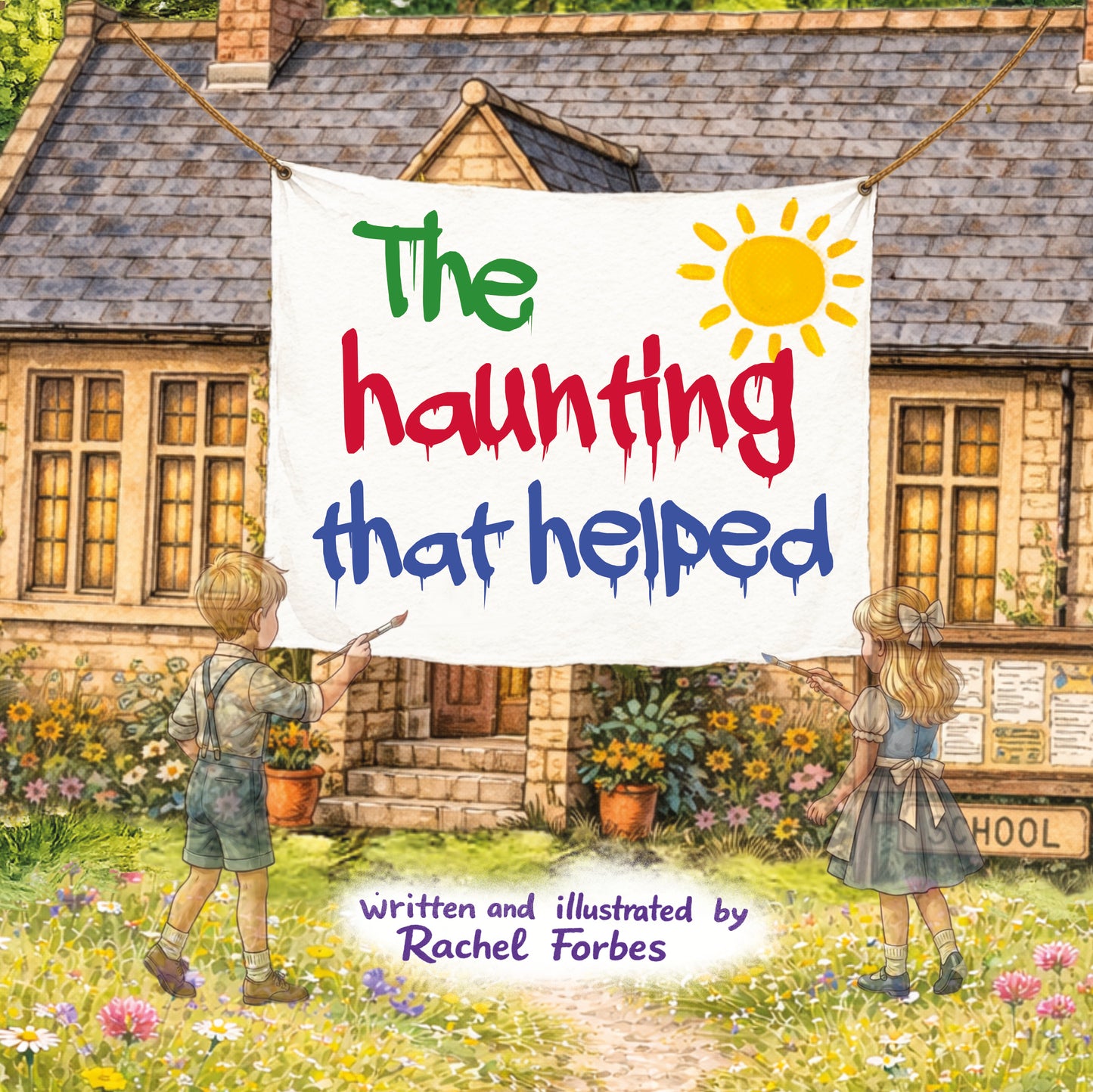 Cover of The Haunting That Helped, a funny children’s picture book for ages 4–7