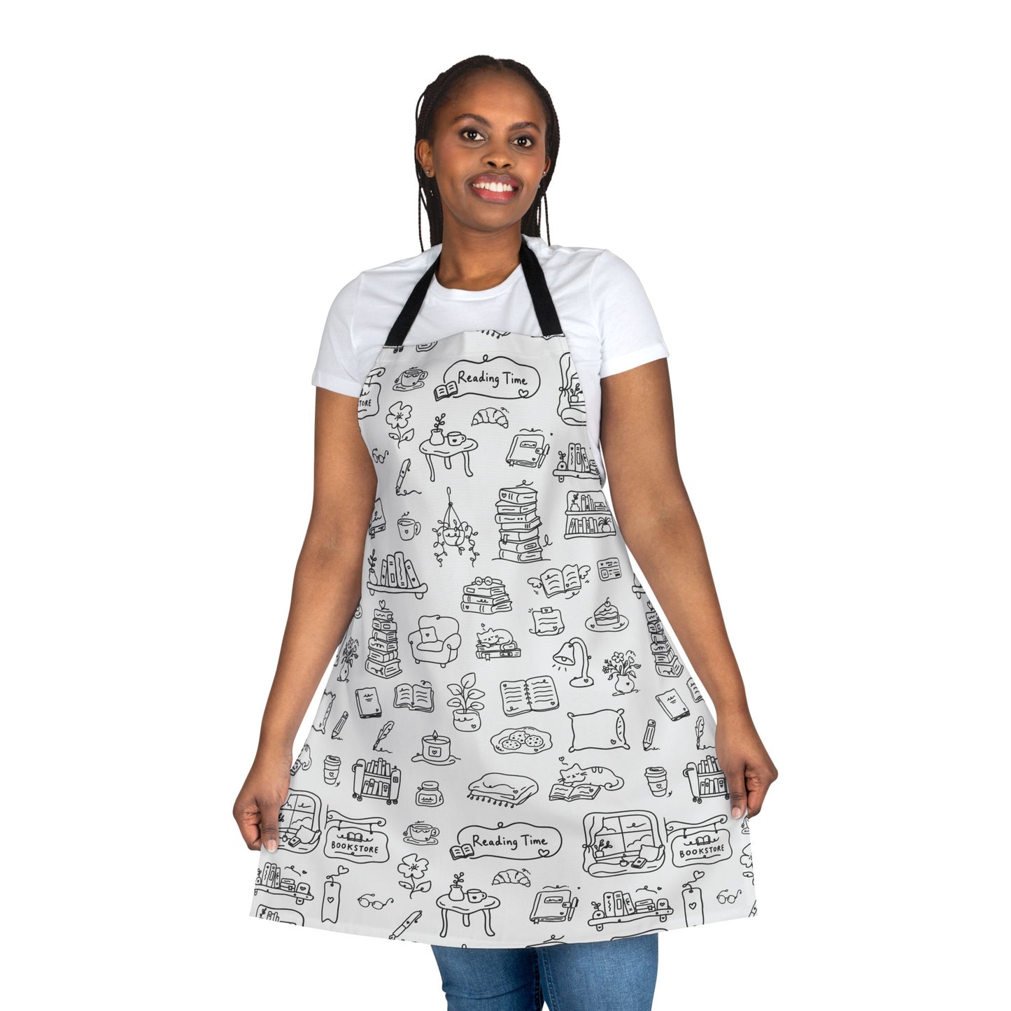 Bookish Heaven Apron — Novelty Apron for Book Lovers
