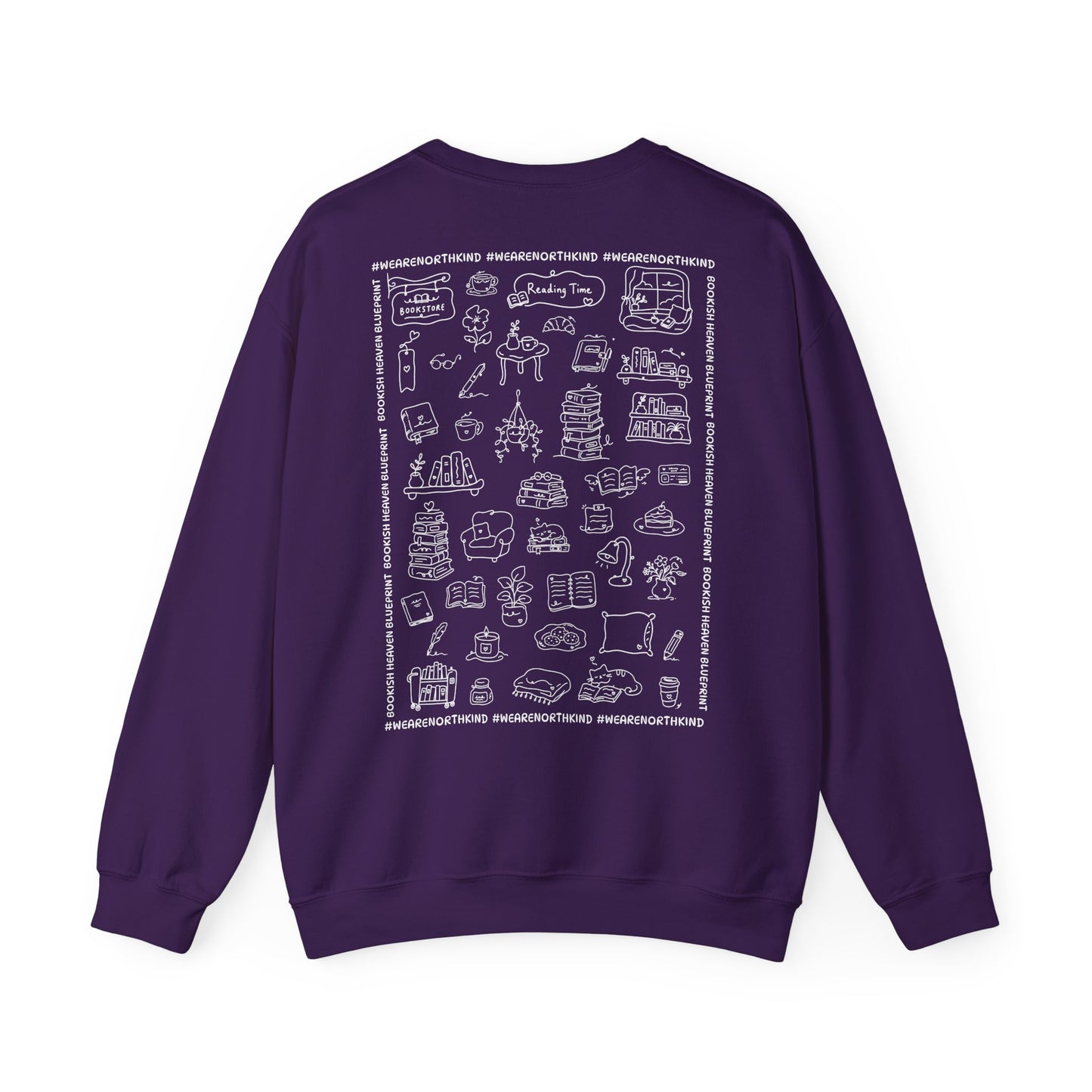 Northkind Reading Crewneck - Northkind's blueprint for bookish heaven