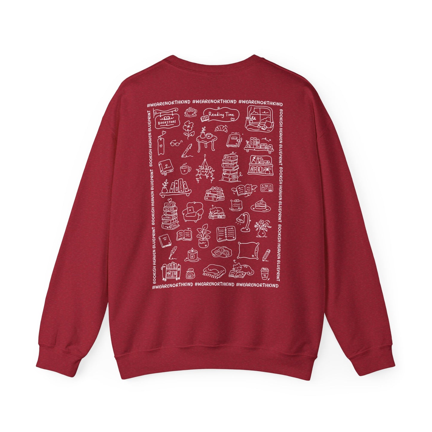 Northkind Reading Crewneck - Northkind's blueprint for bookish heaven