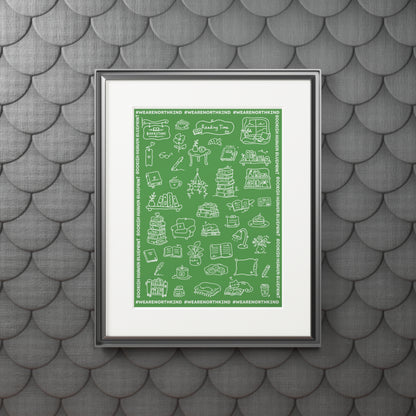 Bookish Heaven Fine Art Print (Passepartout Frame)