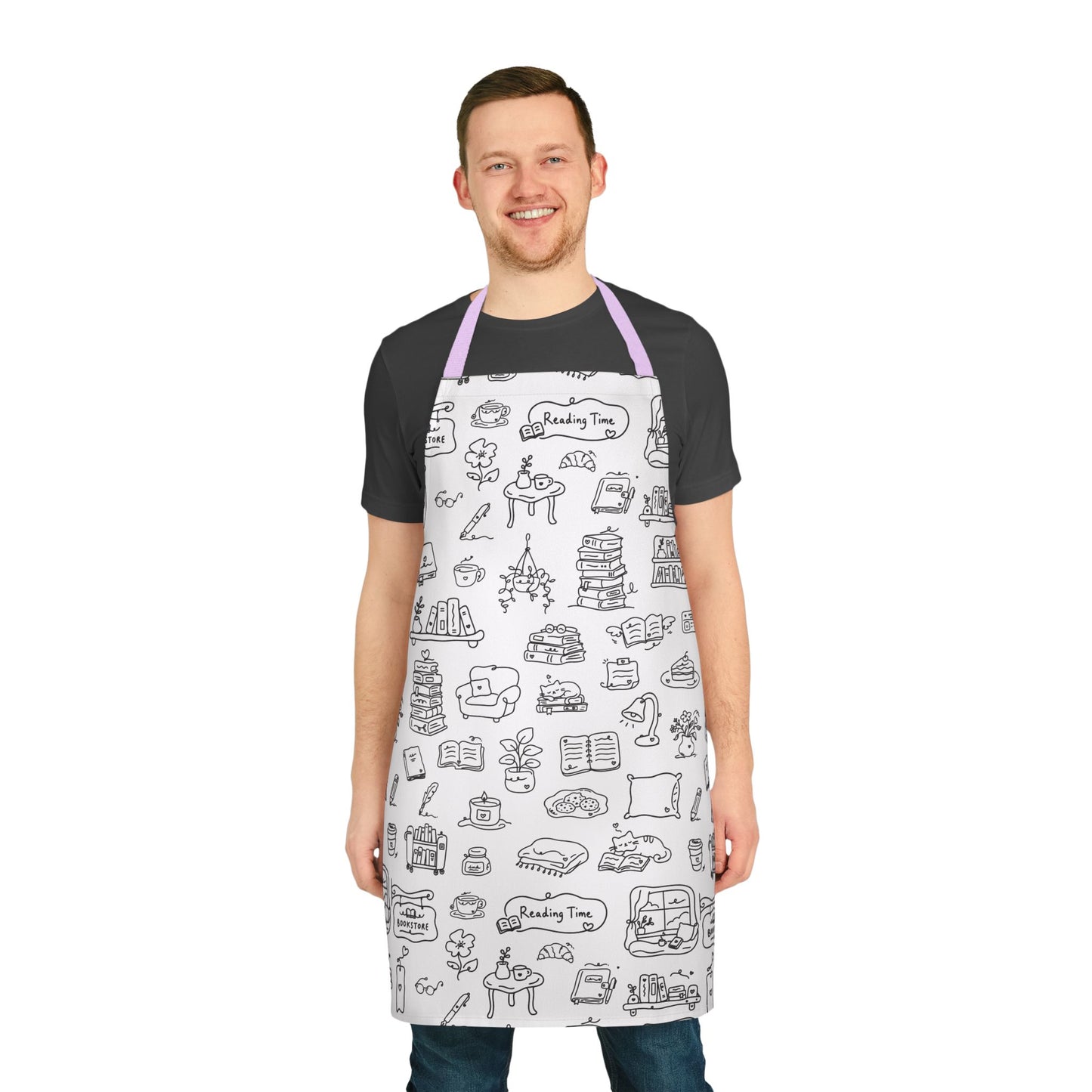 Bookish Heaven Apron — Novelty Apron for Book Lovers