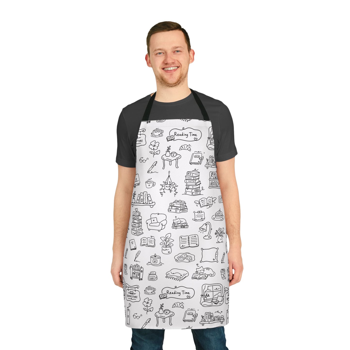 Bookish Heaven Apron — Novelty Apron for Book Lovers
