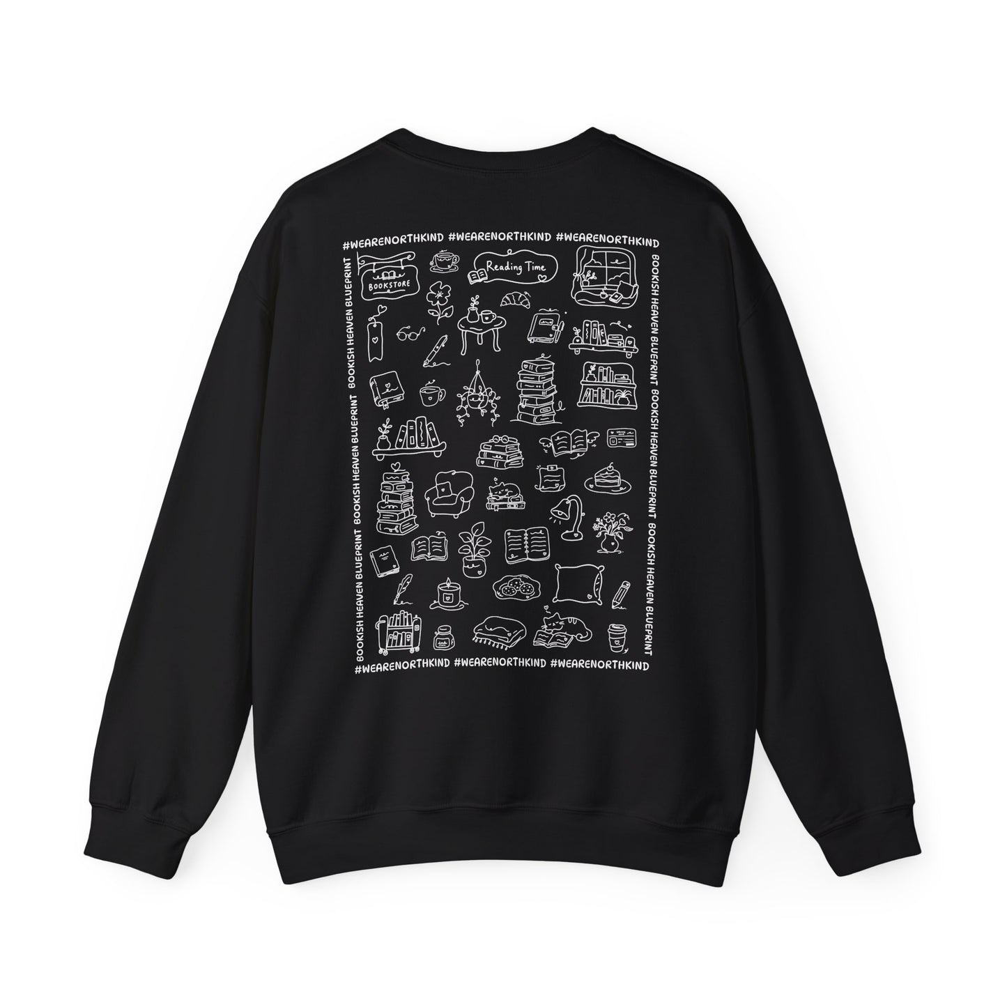 Northkind Reading Crewneck - Northkind's blueprint for bookish heaven