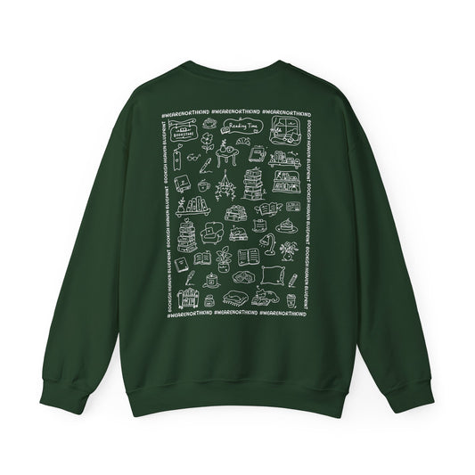 Northkind Reading Crewneck - Northkind's blueprint for bookish heaven
